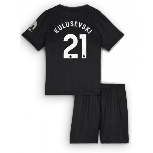 Tottenham Hotspur Dejan Kulusevski #21 Replica Away Stadium Kit for Kids 2025-26 Short Sleeve (+ pants) Tottenham Hotspur Dejan Kulusevski #21 Replica Away Stadium Kit for Kids 2025-26 Short Sleeve (+ pants)